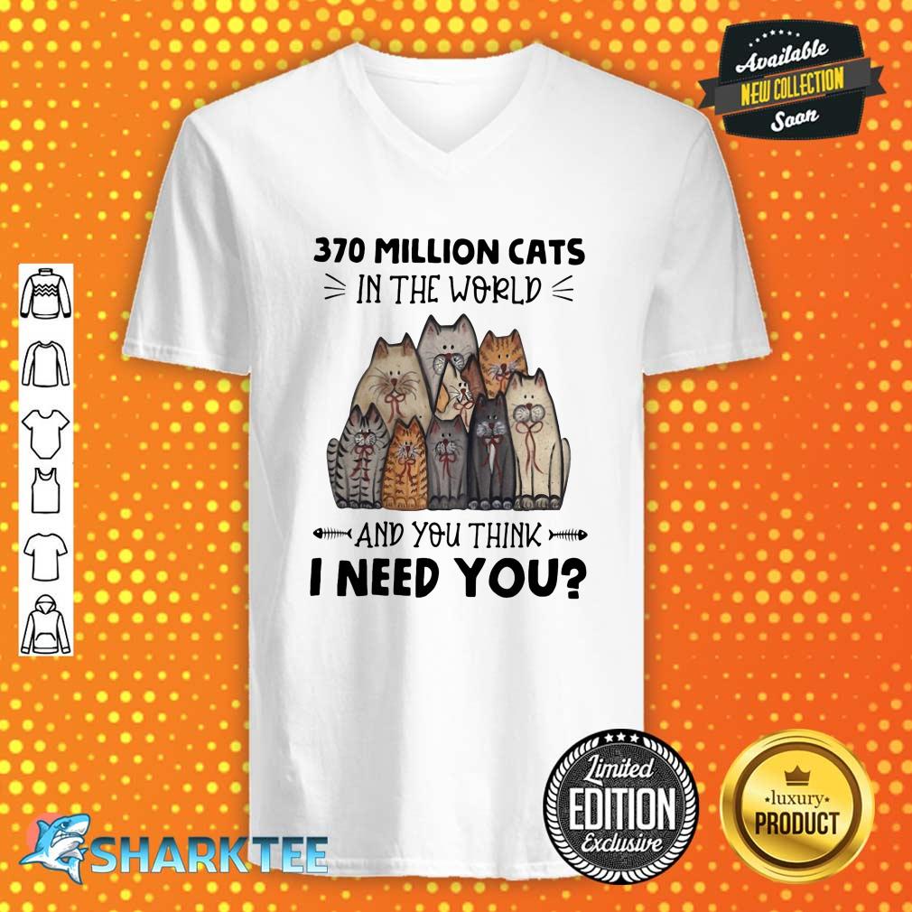 370 Million Cat In The World V-neck