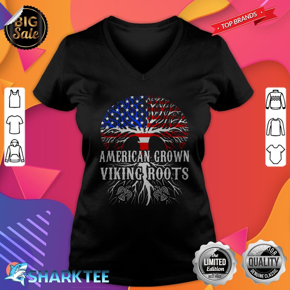 American Grown Viking Roots V-neck