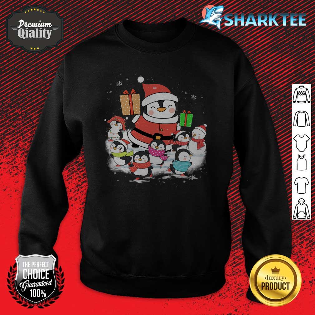 Penguins Gift For Christmas For Penguin Lover Crewneck Sweatshirt