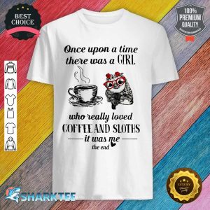 Coffee And Sloth Crewneck Shirt