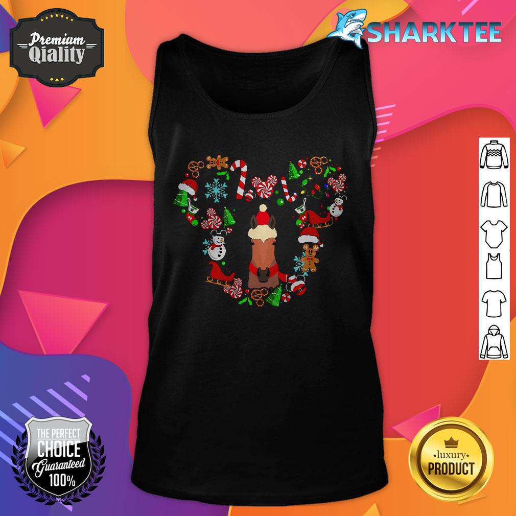 Awesome Horse Christmas tank-top