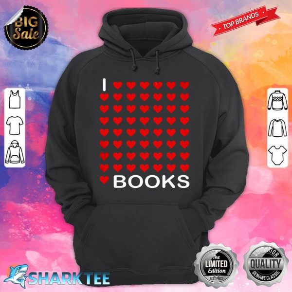 I Looooove Books hoodie