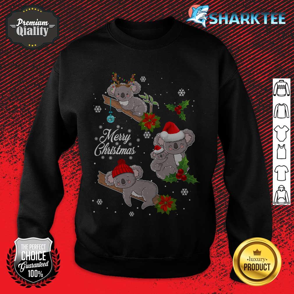 Koala Chibi Merry Christmas Premium sweatshirt