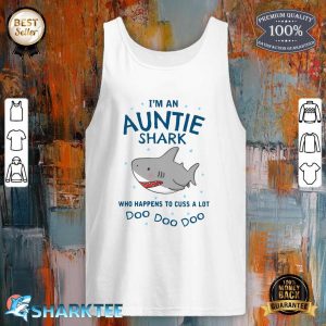 I'm An Autie Shark Who Happens To Cuss A Lot tank-top