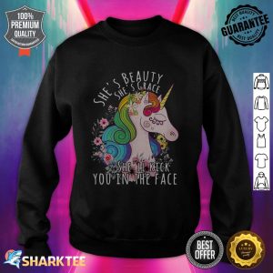 Unicorn Beauty Ladies Sweatshirt