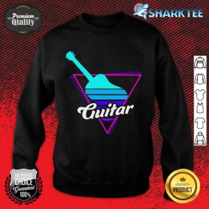 80s Retro Wave Guitar Classic Sweatshirt