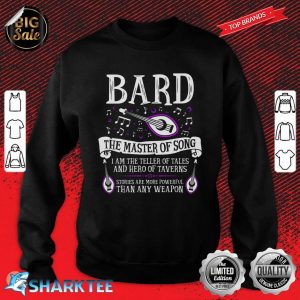 Bard The Master Of Song Dungeons Dragons Essential Sweatshirt