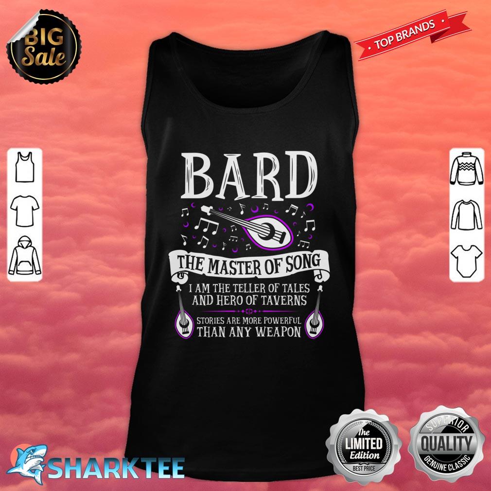 Bard The Master Of Song Dungeons Dragons Essential Tank Top