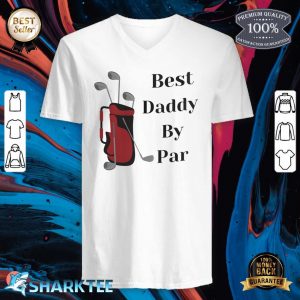 Best Daddy By Par Mug Fun Gift For Dad V-neck