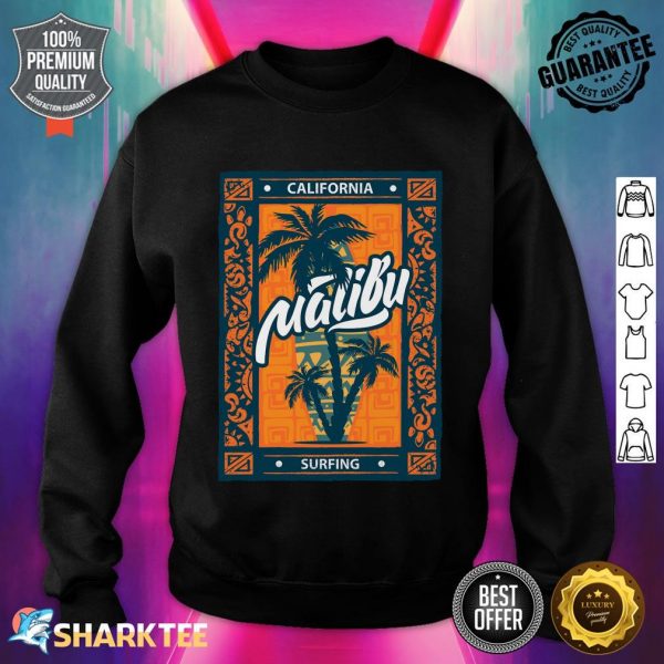 California Malibu Surfing Classic Sweatshirt