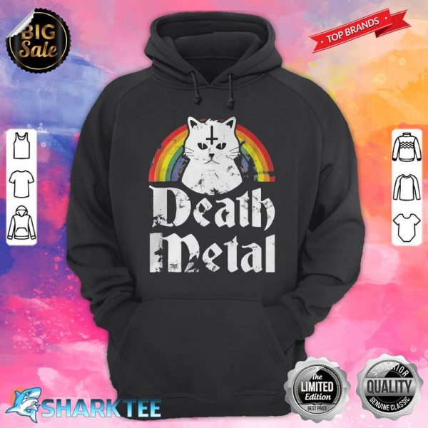 Death Metal Cat Hoodie