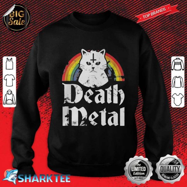 Death Metal Cat Sweatshirt