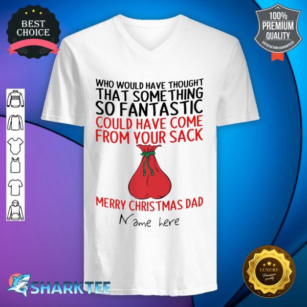 From Your Sack Funny Father V-neck