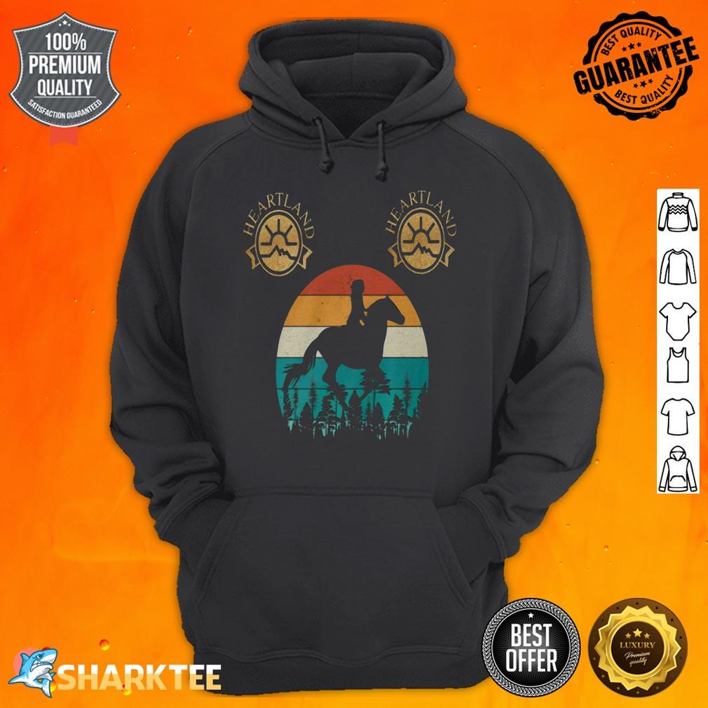 Girl Riding A Horse In The Meadow Hoodie