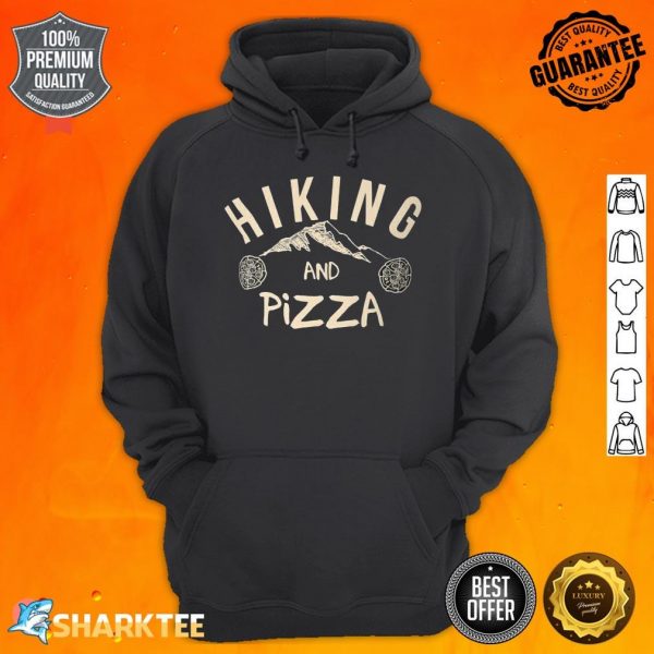 Hiking And Pizza Foret Hoodie