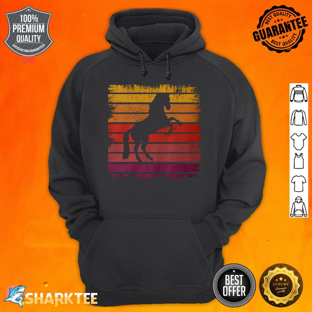 Horse Running In Many Colors Hoodie