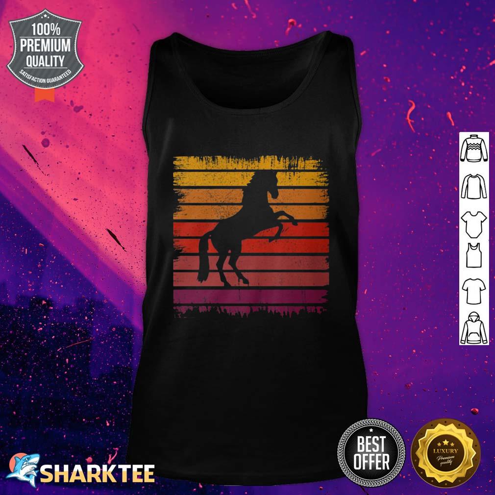 Horse Running In Many Colors Tank top
