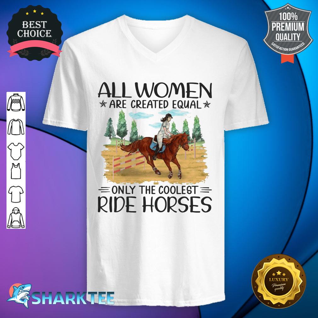 Horse Women Created Equal V-neck
