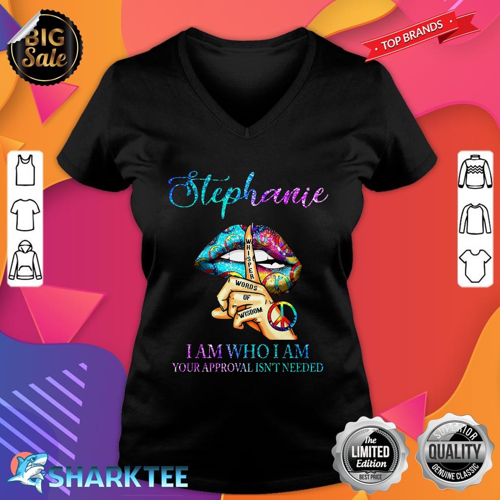 I Am Who I Am Stephanie V-neck