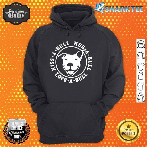 Love-A-Bull Pitbull Bully Dog Rescue NickerStickers on Redbubble Classic Hoodie