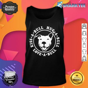 Love-A-Bull Pitbull Bully Dog Rescue NickerStickers on Redbubble Classic Tank Top