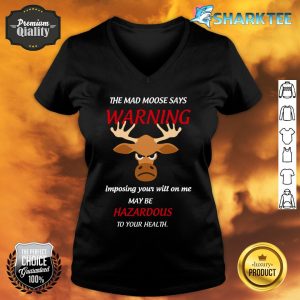 Mad Moose Says Classic V-neck