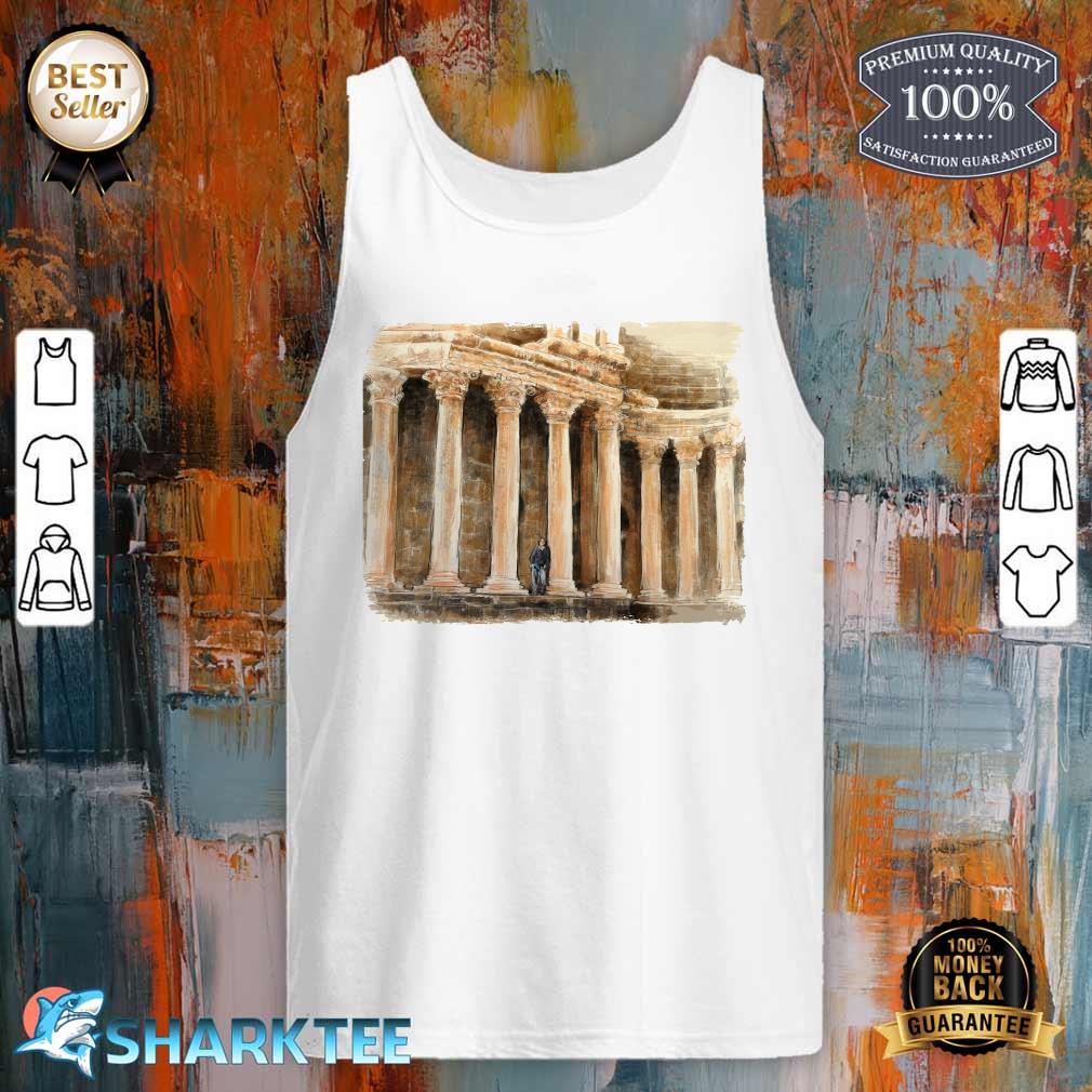 Old Roman Coliseum Ruins of Bosra Posters And Gifts Classic Tank Top