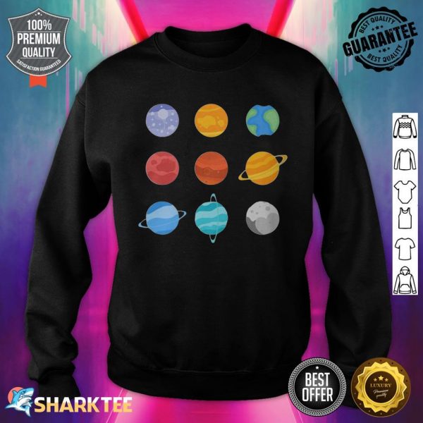 Planets of The Solar System Classic Sweatshirt