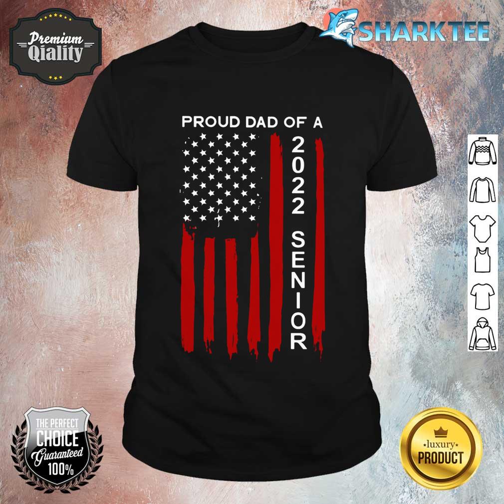 Proud Dad Senior Flag Shirt