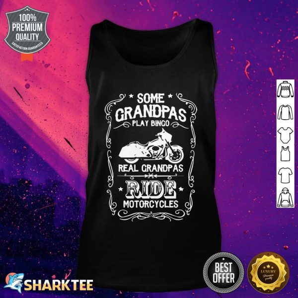 Real Grandpas Ride Motorcycles Tank-top