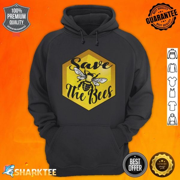 Save The Bees Yellow Hoodie