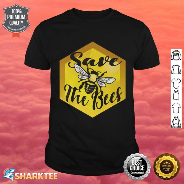 Save The Bees Yellow Shirt