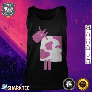 Strawberry Cow Long Sleeve Tank Top