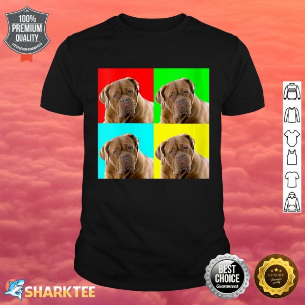 Womens Pop Art Dog Bull Mastiff Shirt
