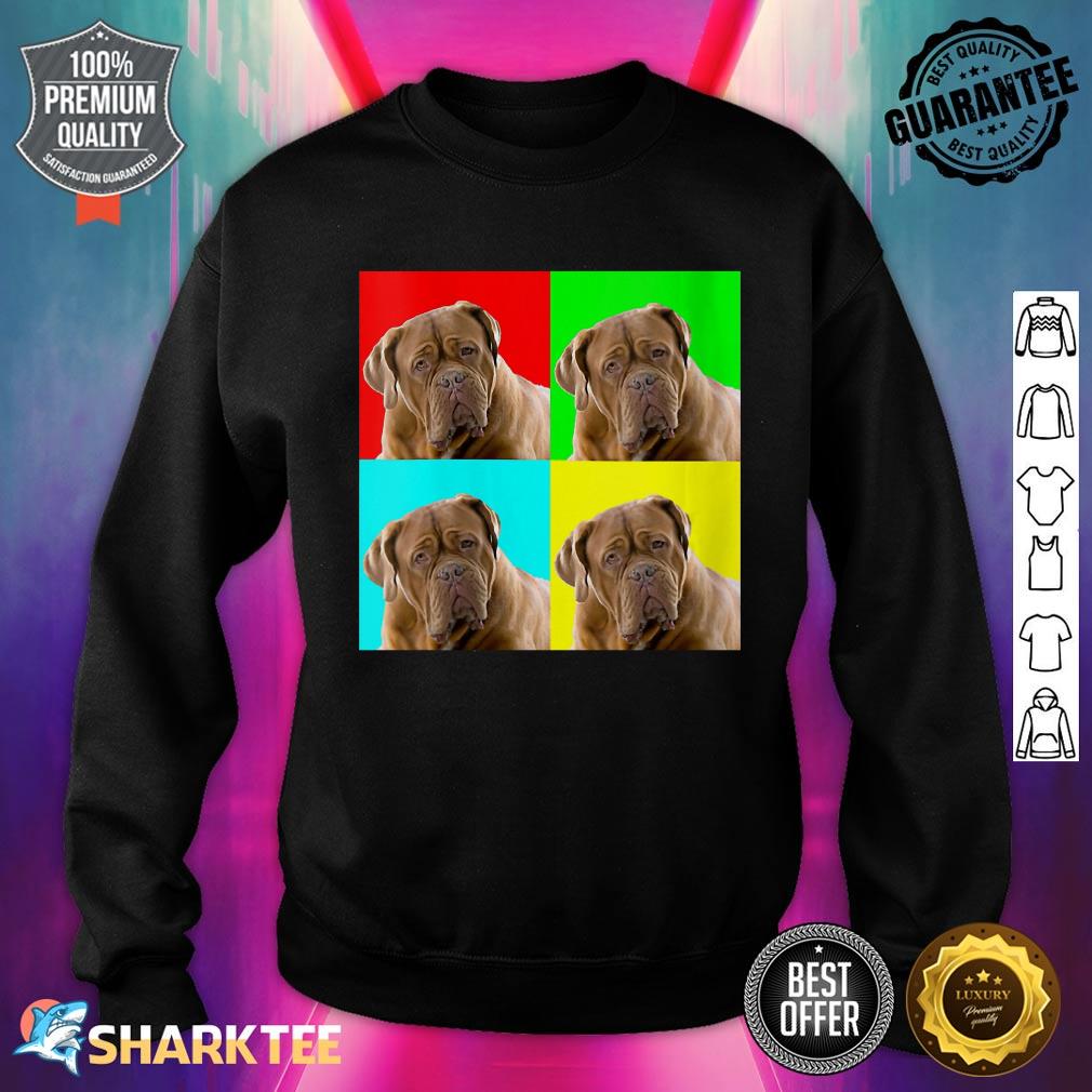 Womens Pop Art Dog Bull Mastiff Sweatshirt