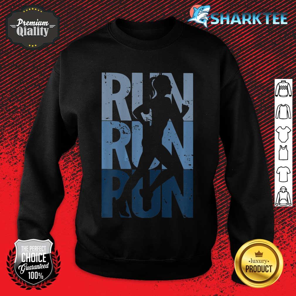 Womens Run Running For Runners Sweatshirt