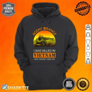 Acent Orange I Was Killed In Vietnam I Just Haven't Died Yet Hoodie