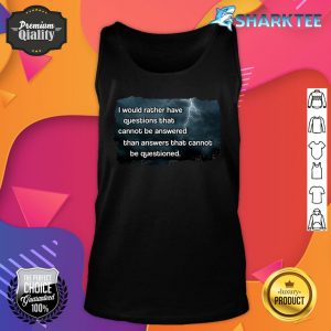Answers That Cannot Be Questioned Premium Tank top