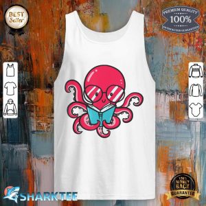 Book Reading Octopus for Bookworms Tank Top