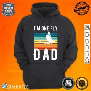 Fly Dad Funny Retro Fly Fishing Dad Hoodie