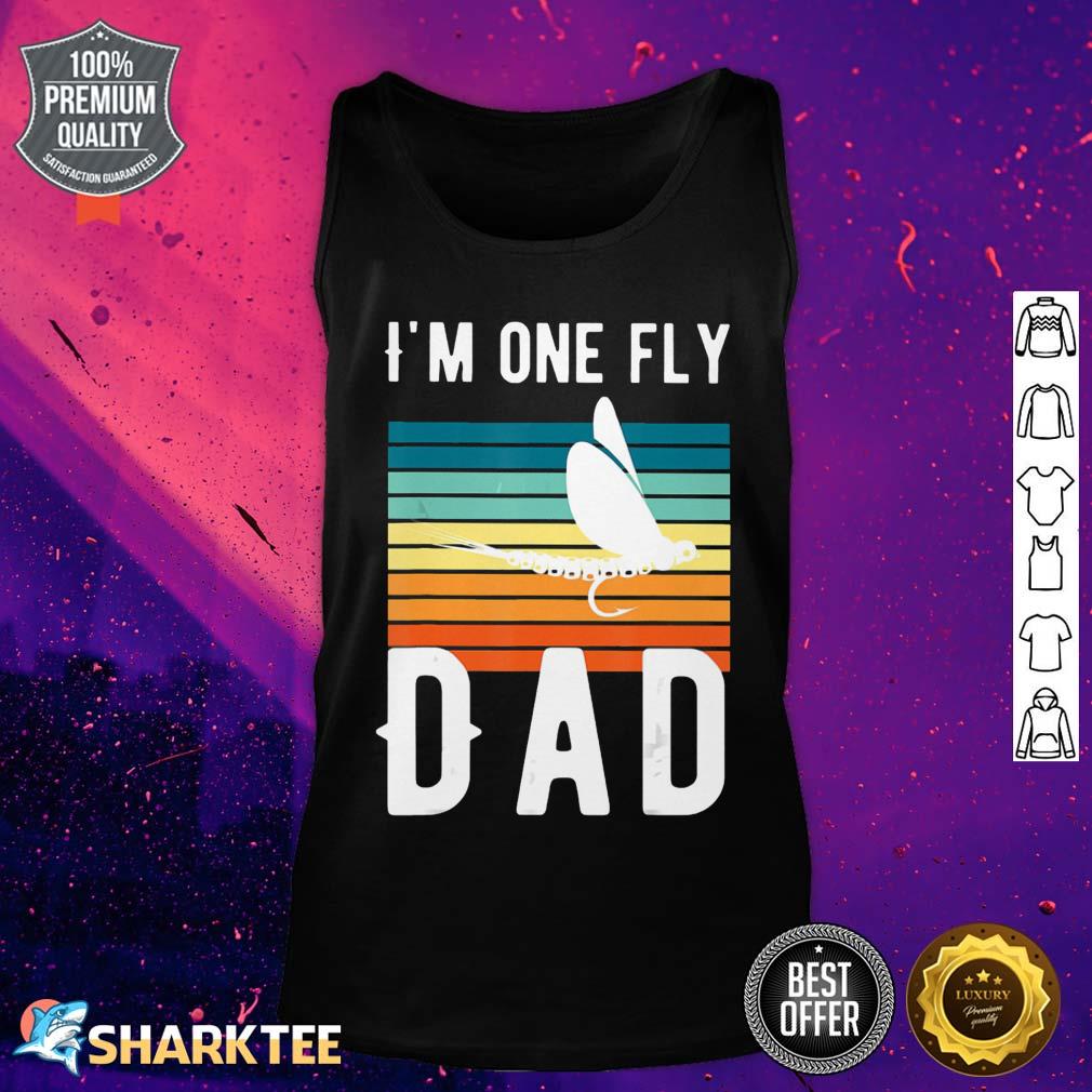 Fly Dad Funny Retro Fly Fishing Dad Tank top