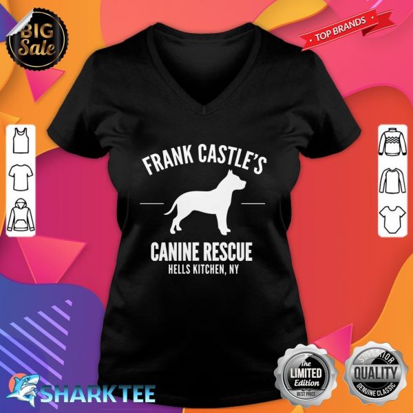 Frank Castle Dog Rescue Essential V-neck