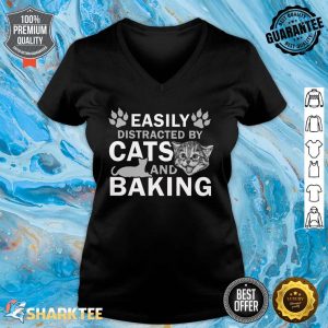 Funny Cat Owner Baking For Baker V-neck