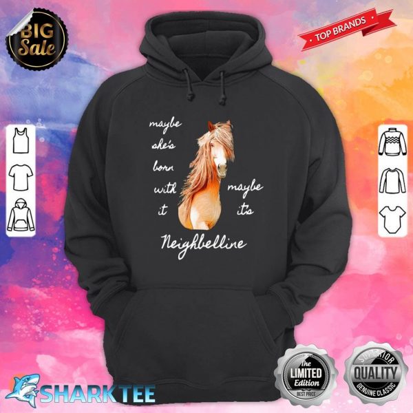 Funny Cute Horse Pony Equestrian Riding Horse Hoodie