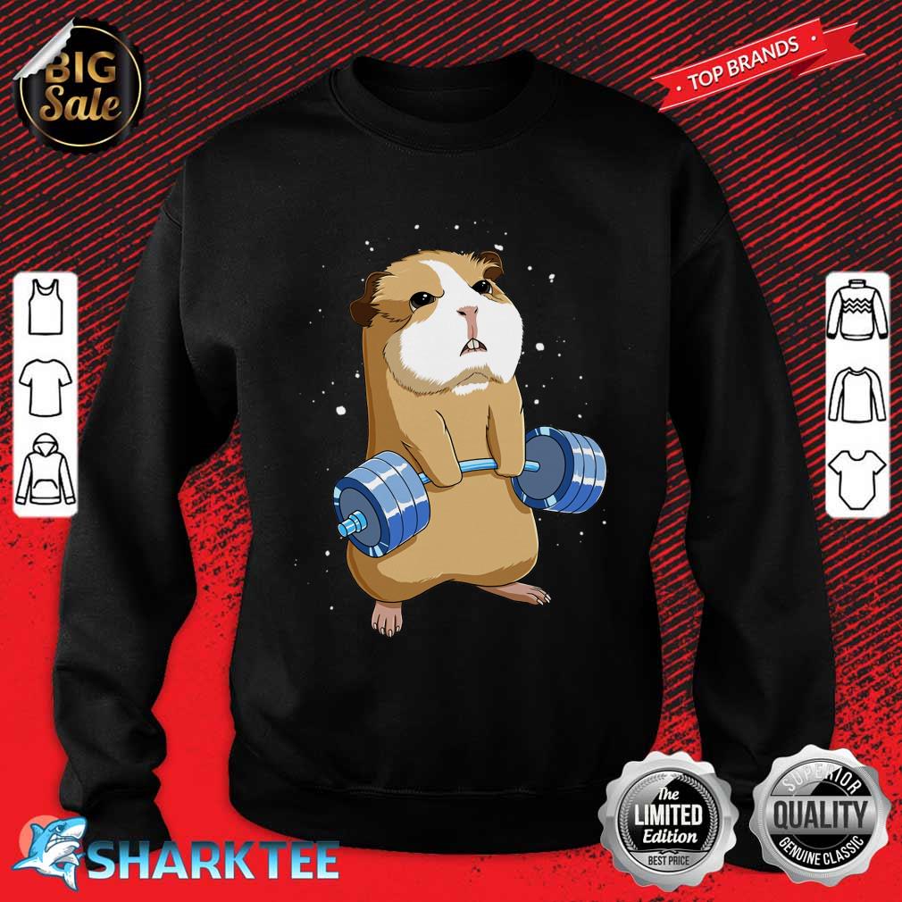 Funny Weight Lifting Fitness Gym Guinea Pig Classic Sweatshirt