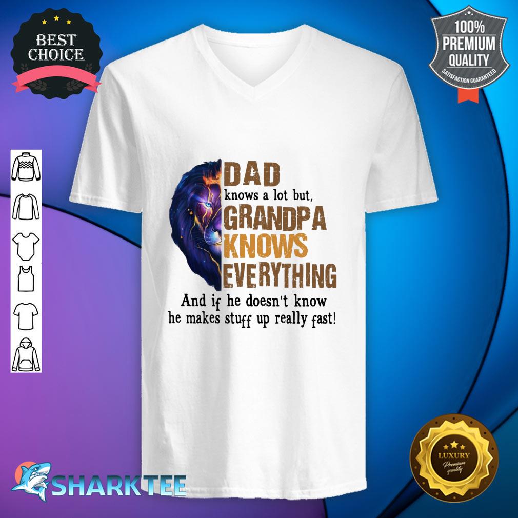 Grandpa Knows Everything Best Gift For Grandpa V-neck