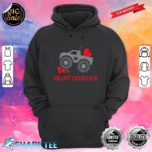 Heart Crusher shirt Boy Valentines Day Hoodie