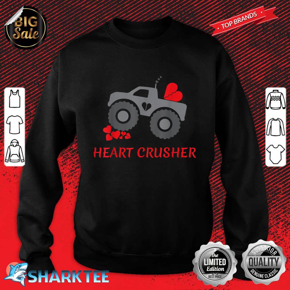 Heart Crusher shirt Boy Valentines Day Sweatshirt
