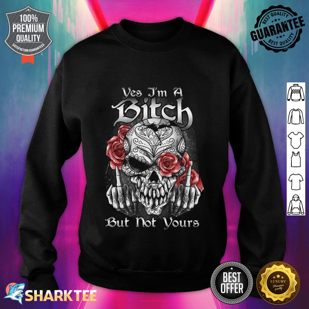 Im But Not Yours Skull All Over Print Sweatshirt