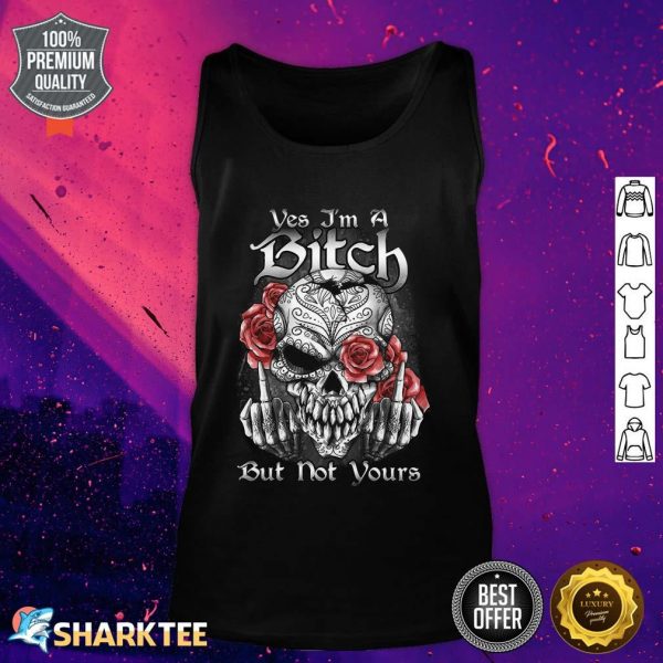 Im But Not Yours Skull All Over Print Tank Top
